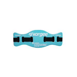 Small Aqua Belt in Aqua with black adjustable straps 