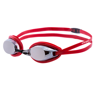 Destroyer Mirror swimming goggle in Red