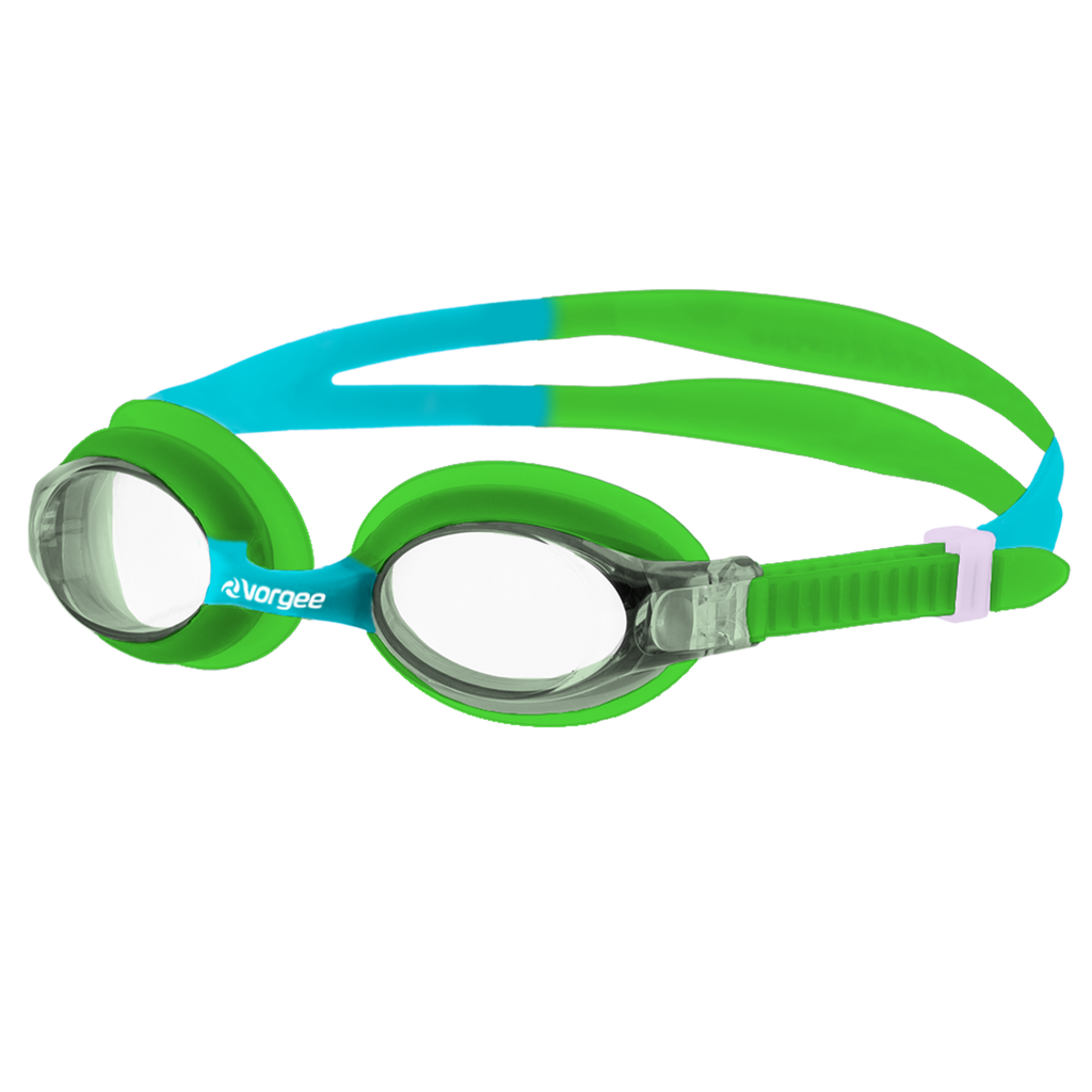 Dolphin Tint junior swimming goggle in Green & Aqua 