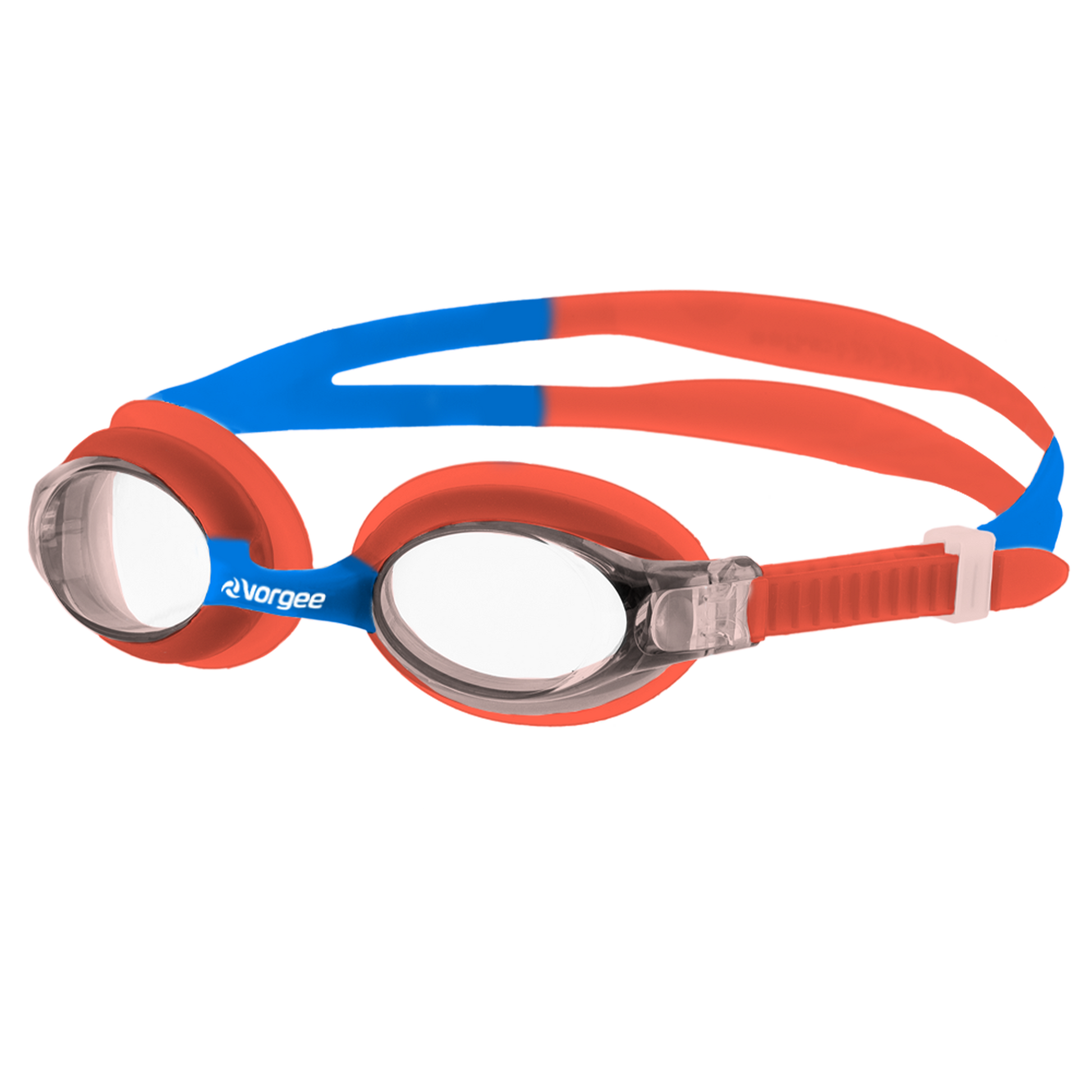 Dolphin Tint junior swimming goggle in Orange & Blue
