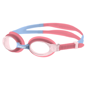 Dolphin Tint junior swimming goggle in Peach & Light Blue 