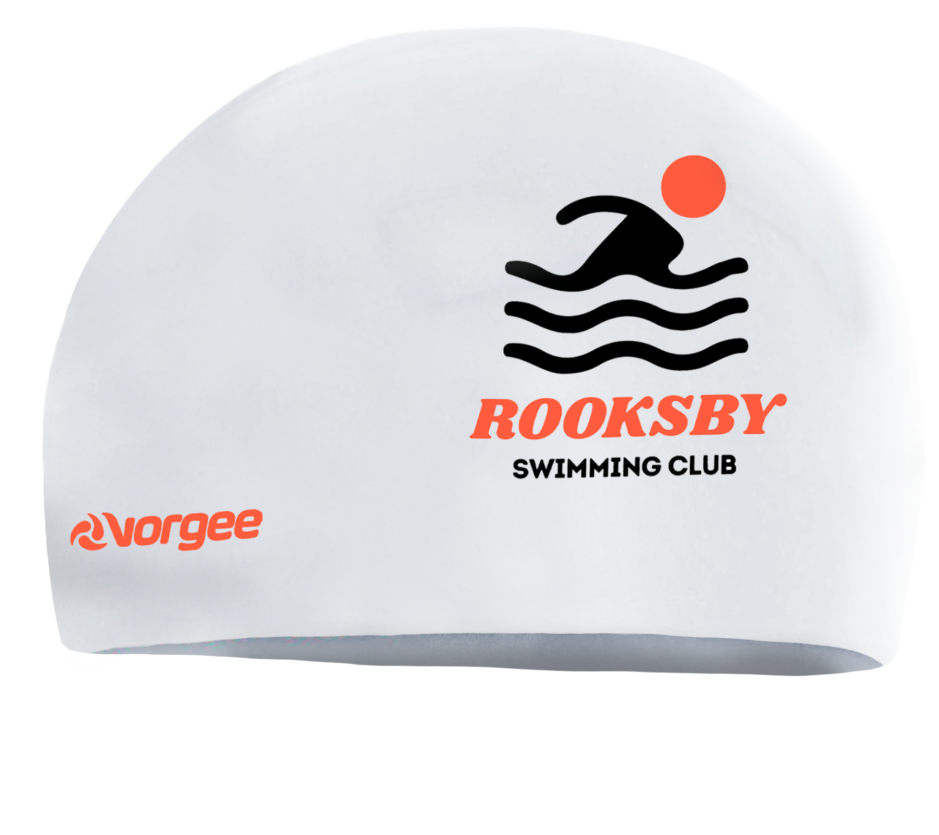 Logo Printed | Dome Soft Silicone Swim Cap
