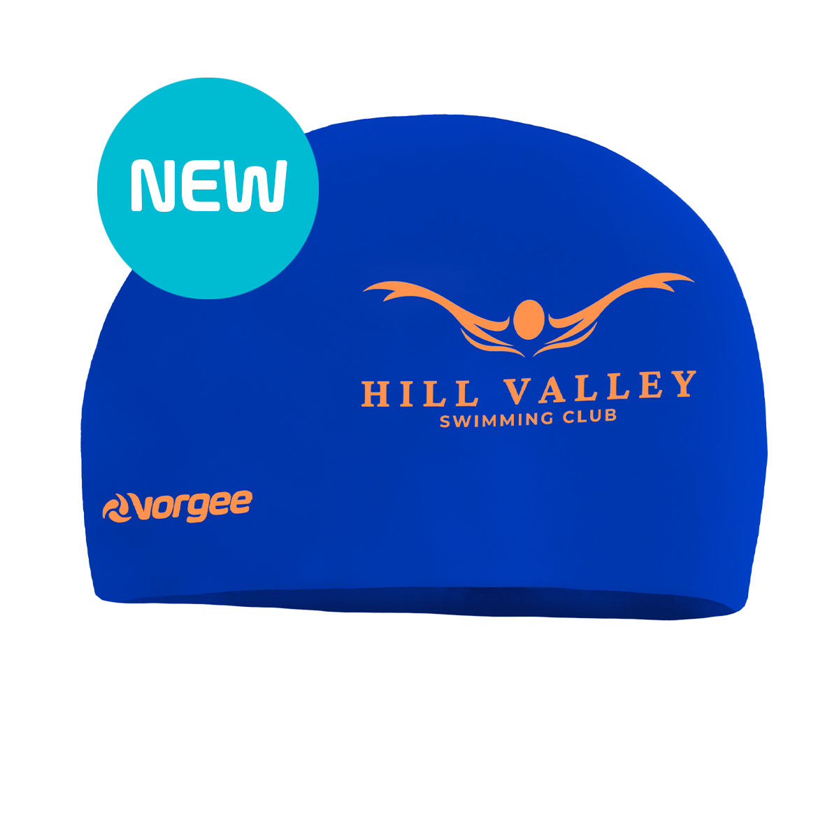 Logo Printed | Dome Soft Silicone Swim Cap