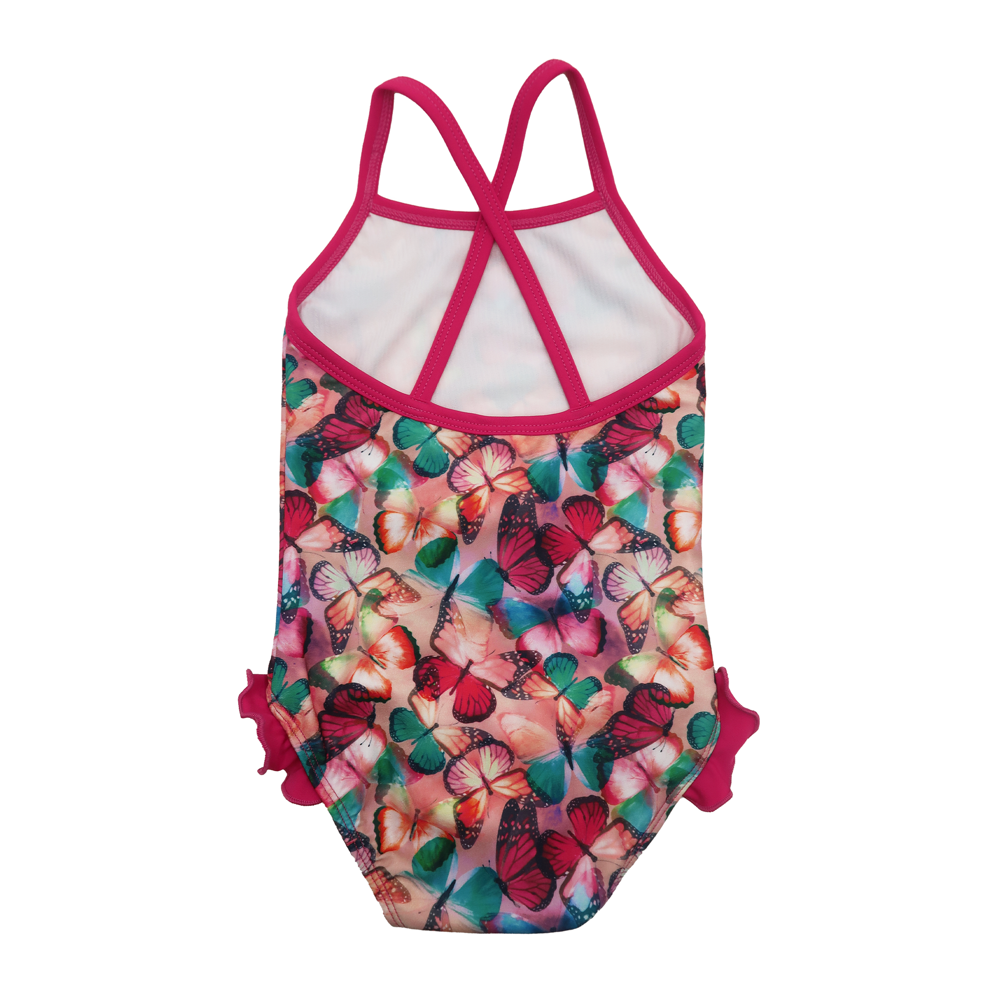 Girls Junior Wanda Printed One Piece Cross Back - Remi