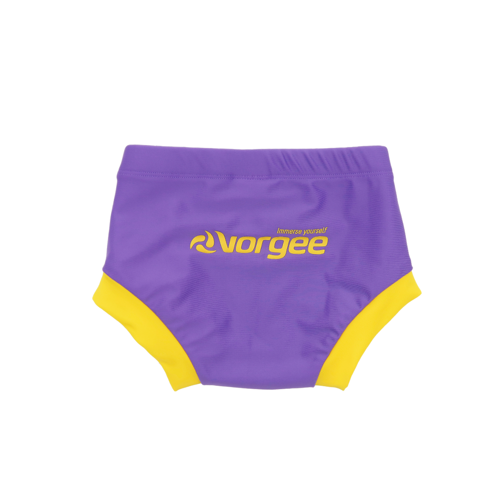 Little Kozzie Reusable Swim Nappy - Lilac/Yellow