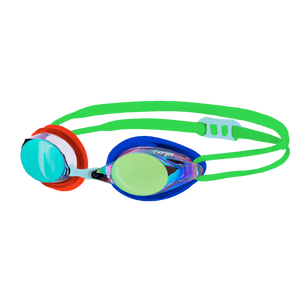 Missile Mix swimming goggle in Royal Blue, Green, Red & Lt Blue