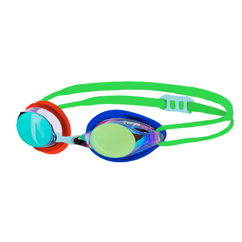 Missile Mix swimming goggle in Royal Blue, Green, Red & Lt Blue