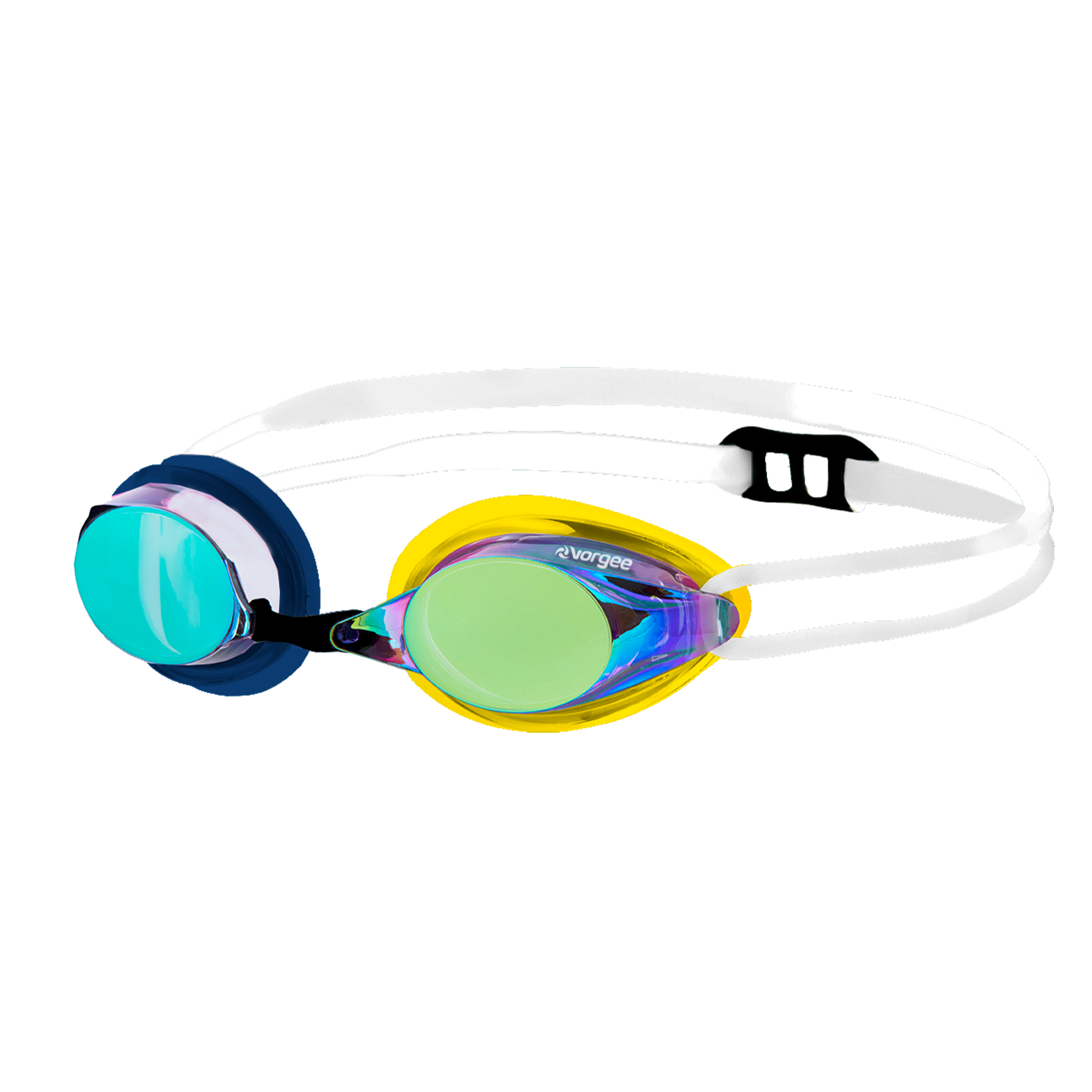 Missile Mix swimming goggle in Navy, Yellow, Black & White 