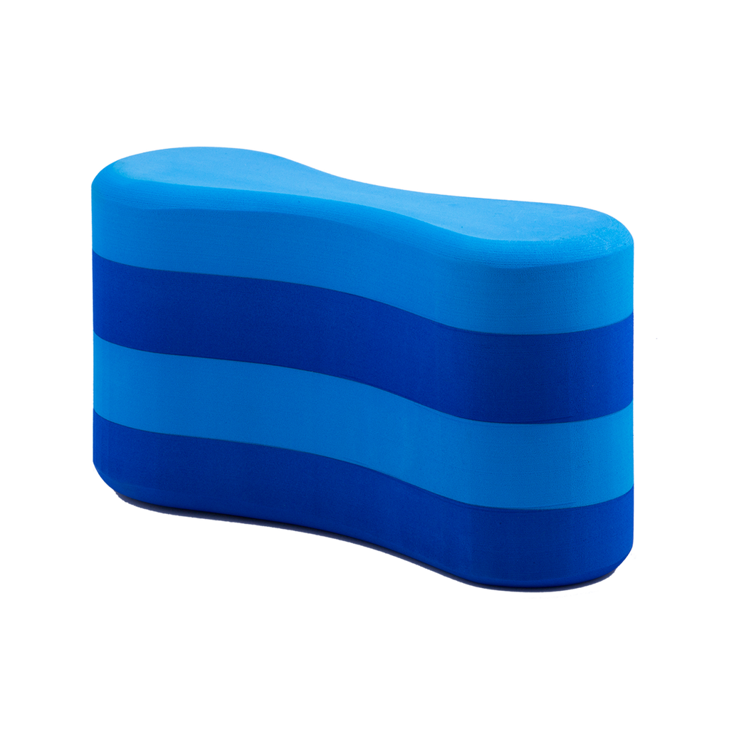 4 Layer Figure 8 Pull Buoy in alternating colours Dark Blue and Light Blue
