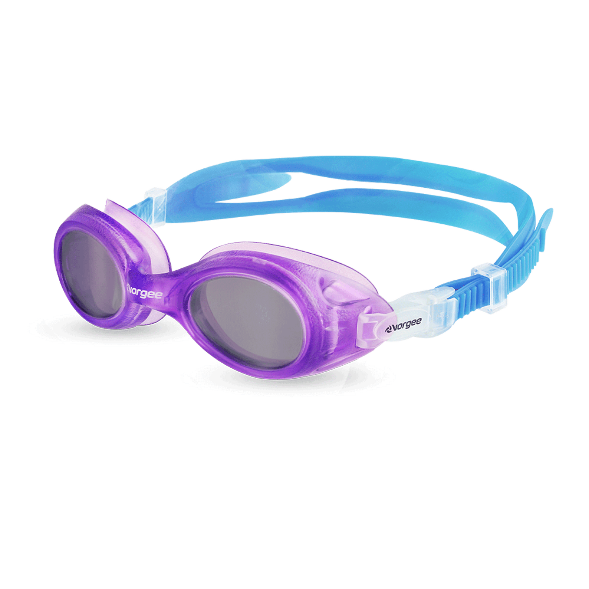 Voyager Junior Tint junior swimming goggle in Purple & Light Blue