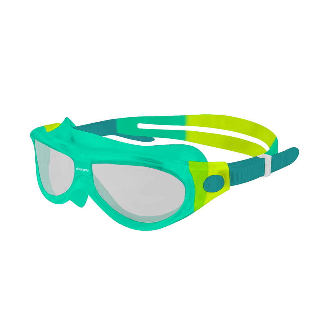 Starfish Mask Kids Alive Tint junior swimming goggle in Green, Pear Green & Forest Green 