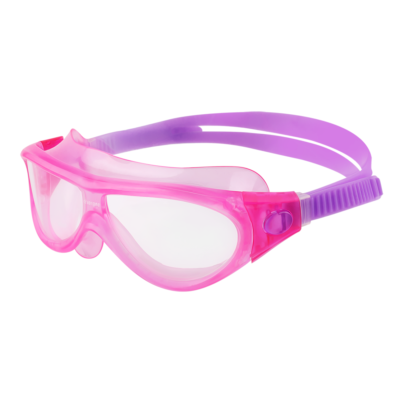 Starfish Mask Kids Alive Clear junior swimming goggle in Pink & Purple 