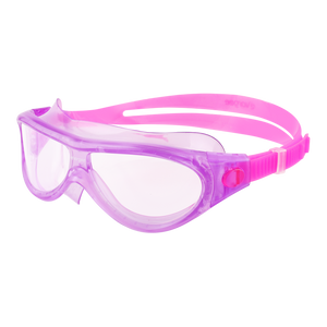 Starfish Mask Kids Alive Clear junior swimming goggle in Purple & Pink 