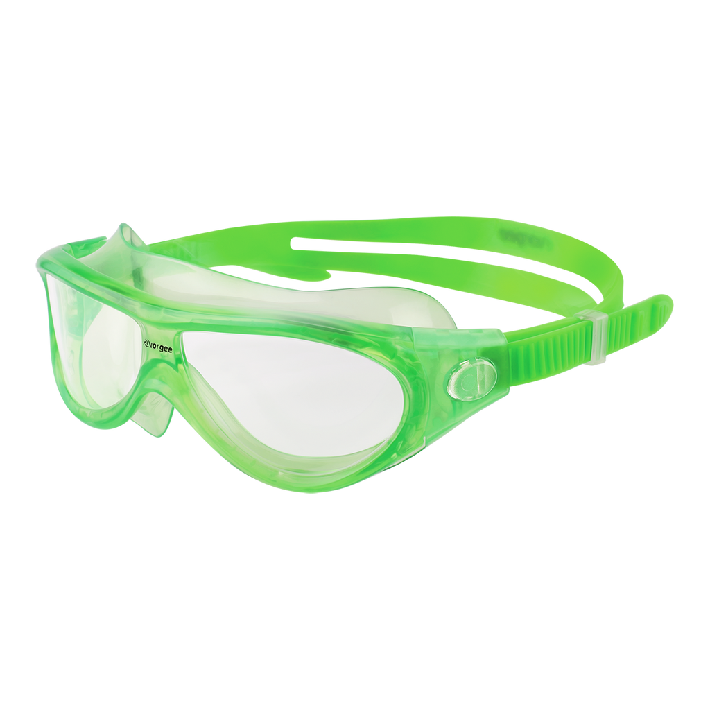 Starfish Mask Kids Alive Clear junior swimming goggle in Green