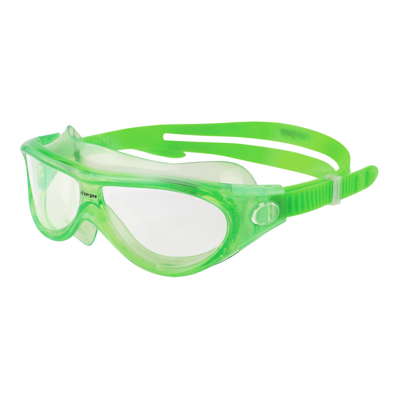 Starfish Mask Kids Alive Clear junior swimming goggle in Green