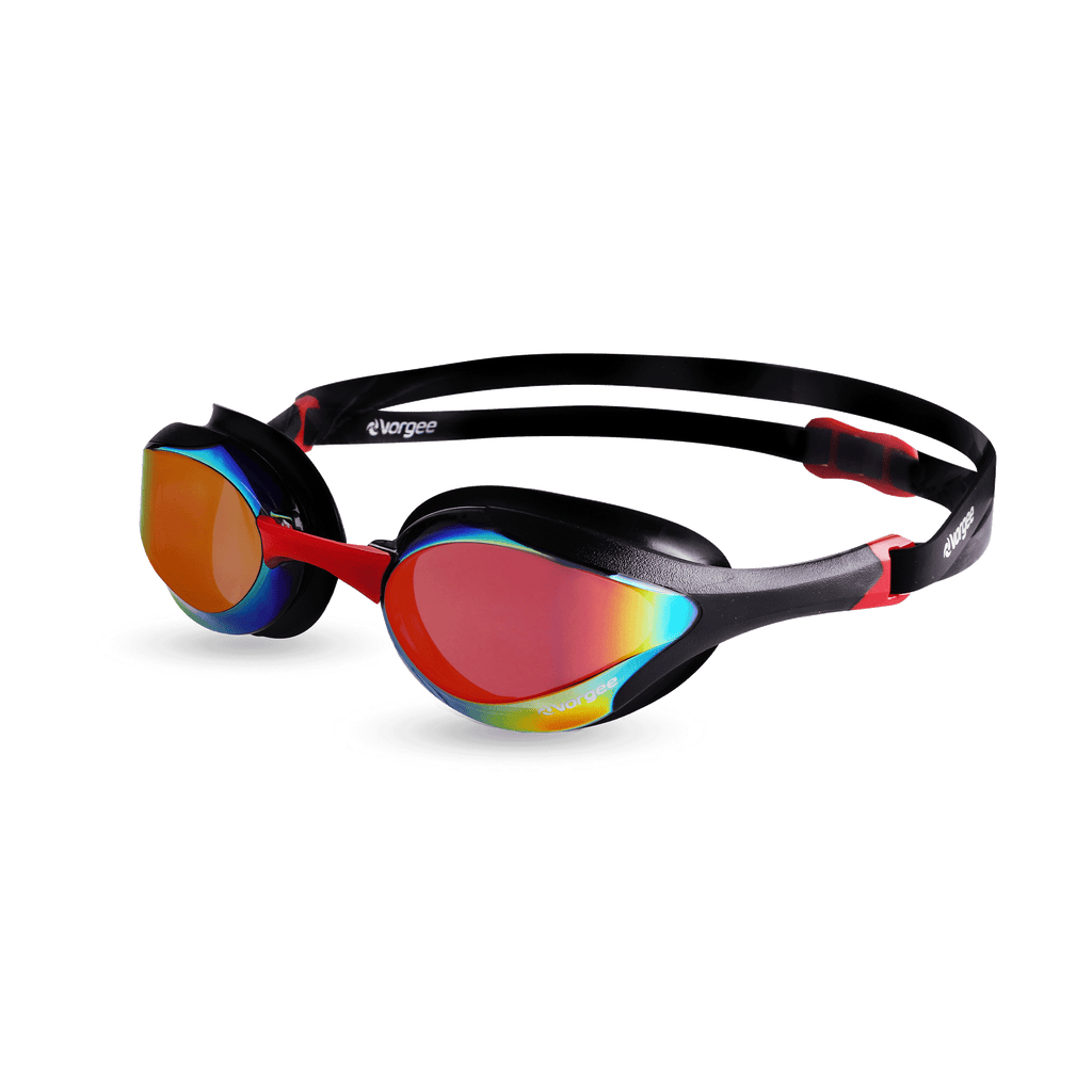 Stealth MkII swimming goggle in Black & Red 