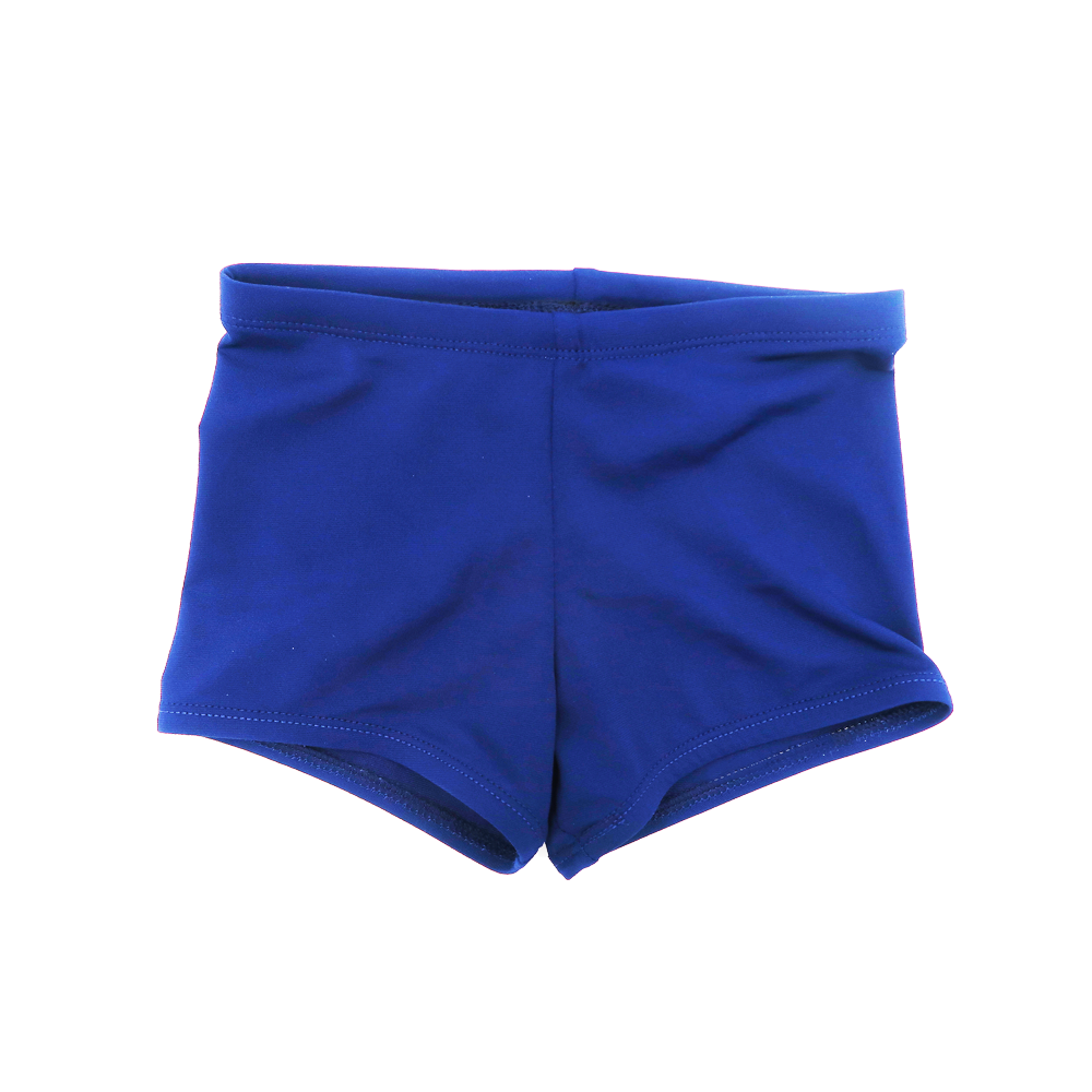 boys junior swim short with drawcord tie in royal blue