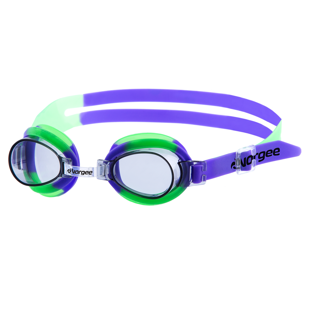 Aqua-Star junior swimming goggle in purple & green 