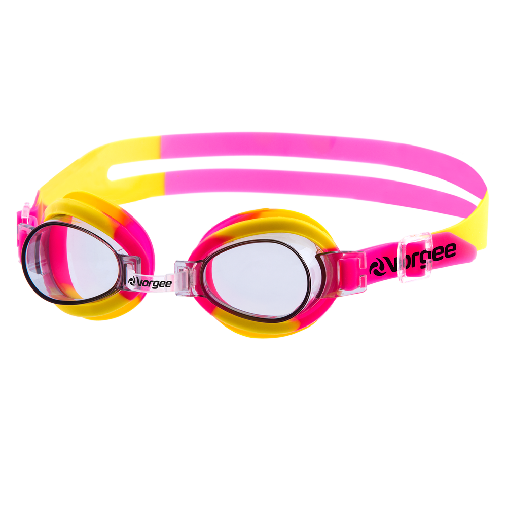 Aqua-Star junior swimming goggle in pink & yellow 