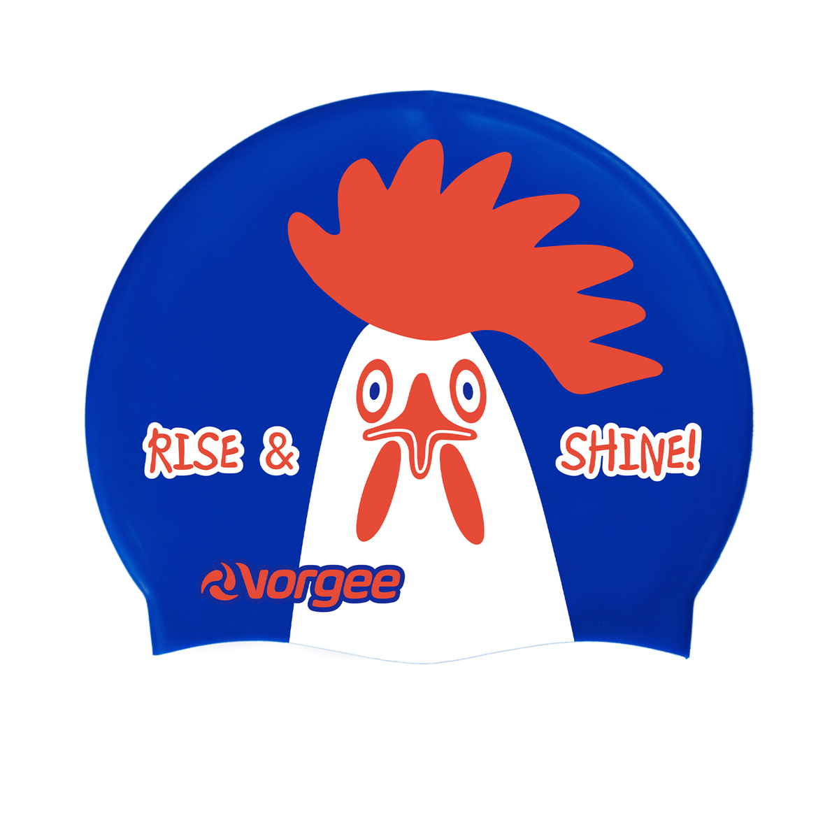 Character Jnr Silicone Swim Cap | Rooster