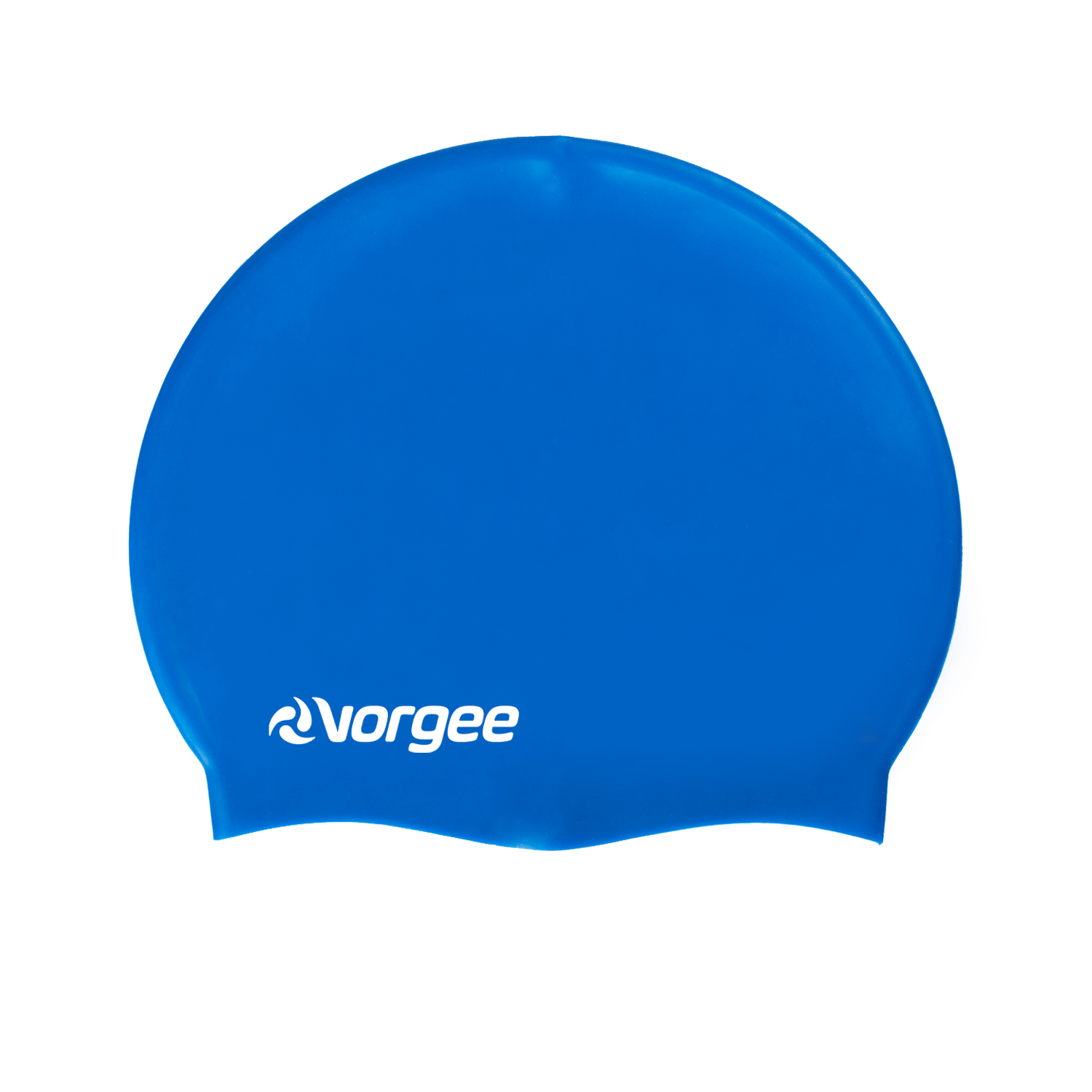 Classic junior silicone swimming cap in Royal Blue 
