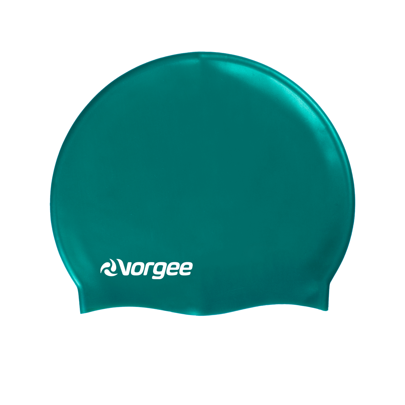 Classic silicone swimming cap in Dark Green 