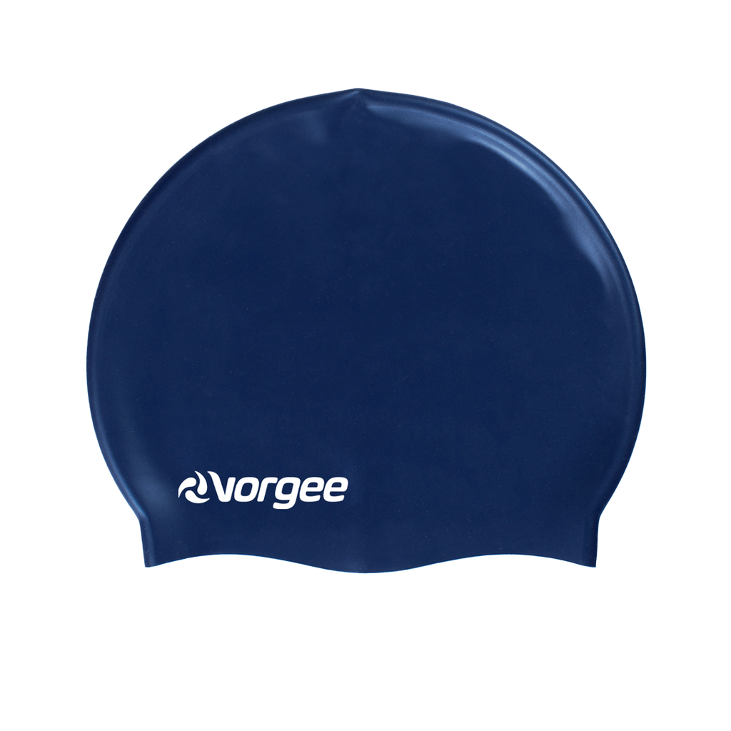 Classic silicone swimming cap in Navy
