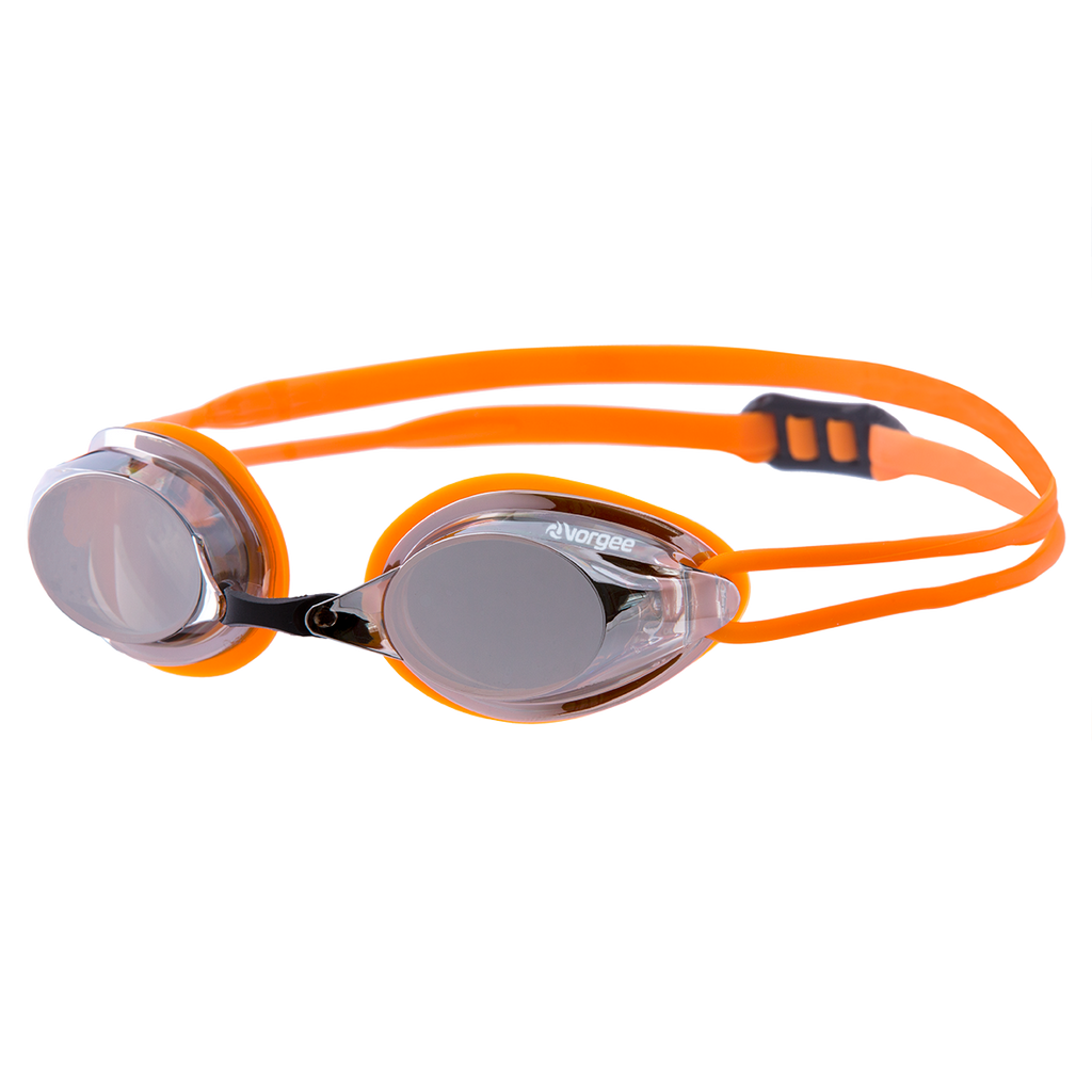Missile Mirror swimming goggle in Fluro Orange 