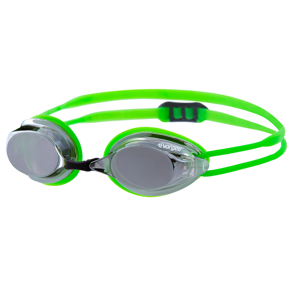 Missile Mirror swimming goggle in Fluro Green 