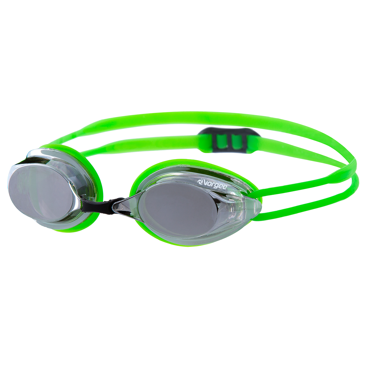 Missile Mirror swimming goggle in Fluro Green 