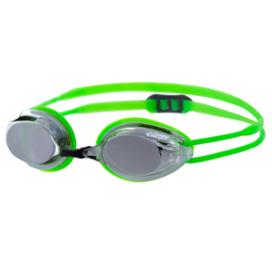 Missile Mirror swimming goggle in Fluro Green 