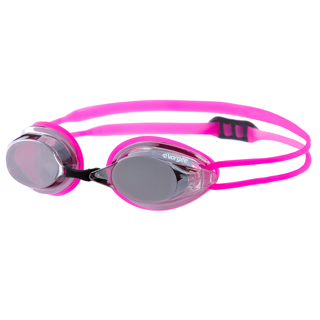 Missile Mirror swimming goggle in Fluro Pink 