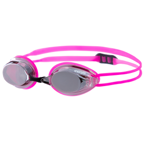 Missile Mirror swimming goggle in Fluro Pink 