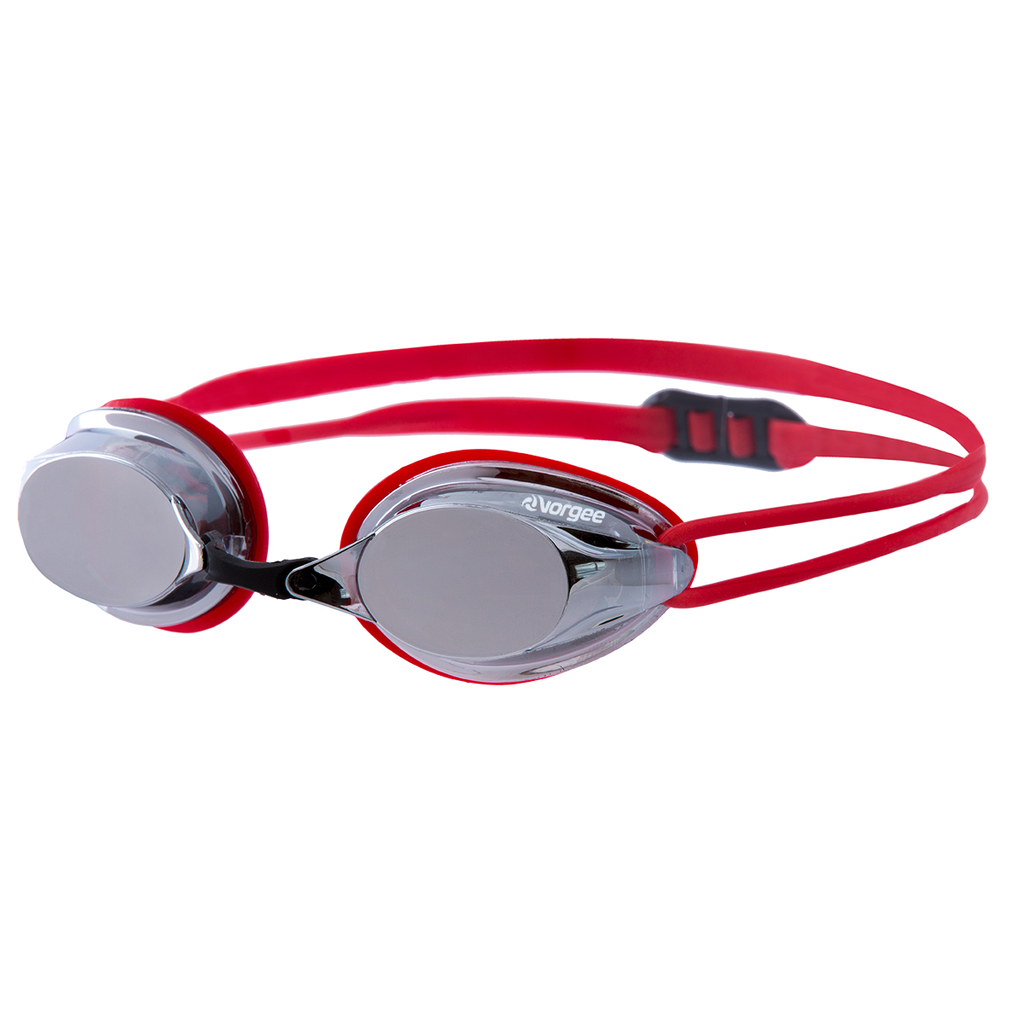 Missile Mirror swimming goggle in Red