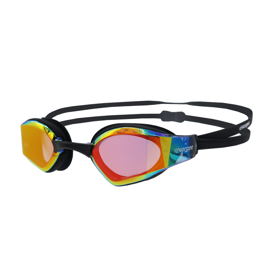 Velox Mirror swimming goggle in Black 
