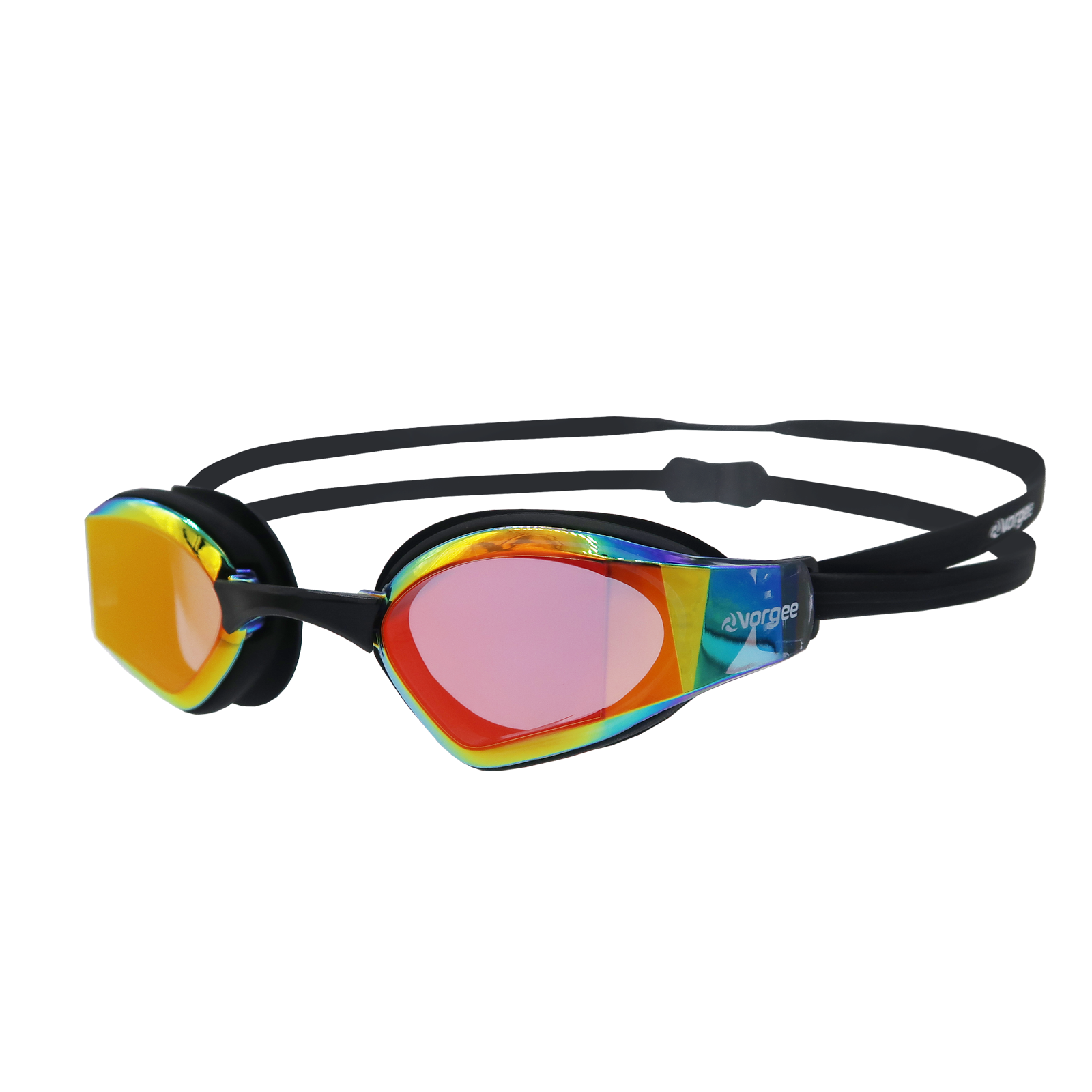 Velox Mirror swimming goggle in Black 