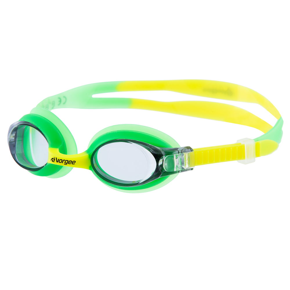 Dolphin Tint junior swimming goggle in Green & Yellow 
