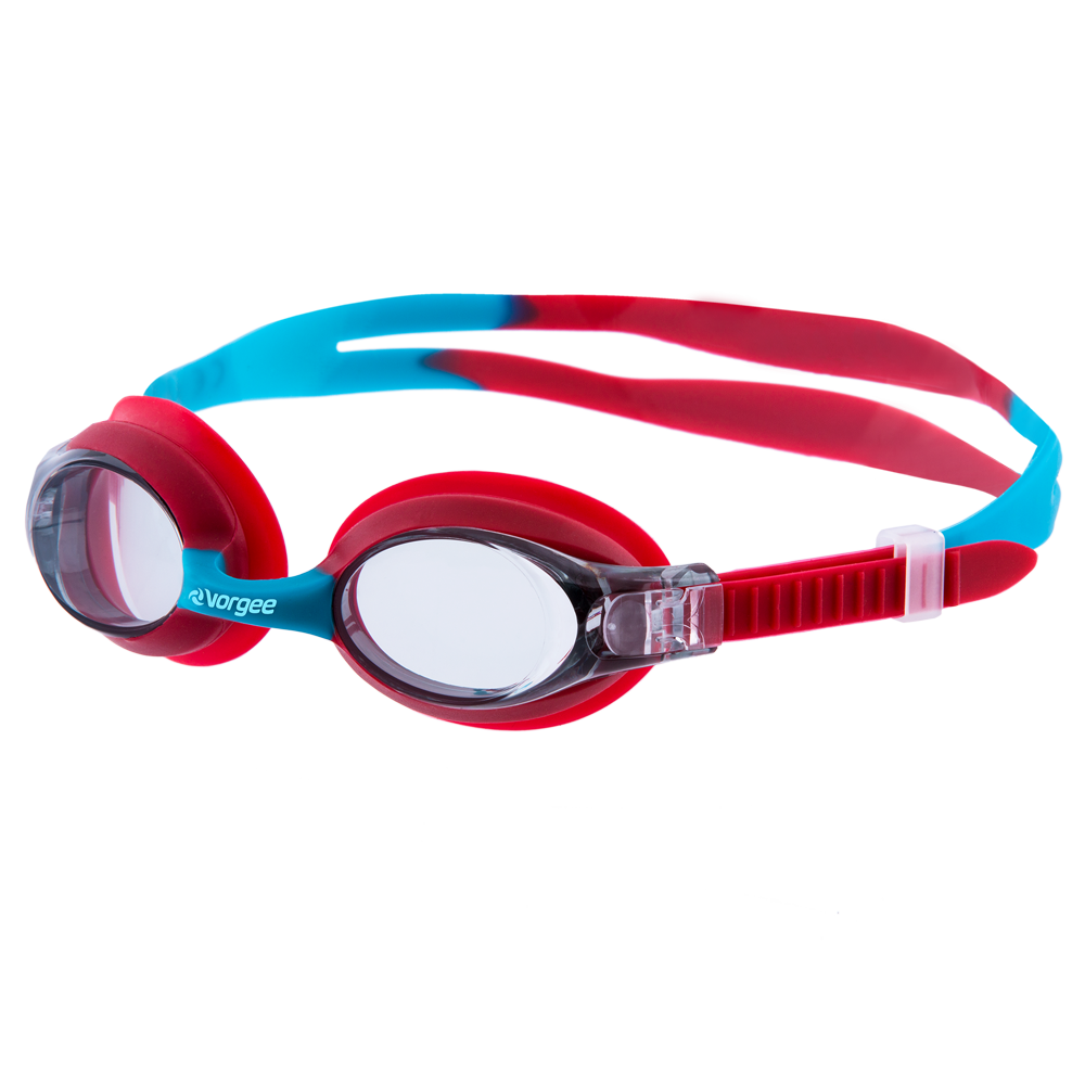 Dolphin Tint junior swimming goggle in Red & Blue