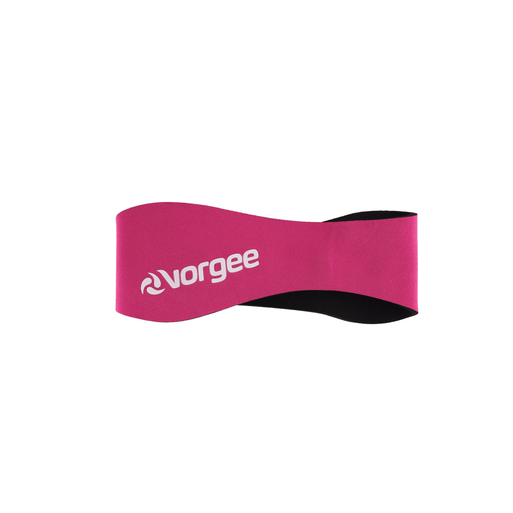 Ear Band in neoprene with velcro fastener in medium size pink