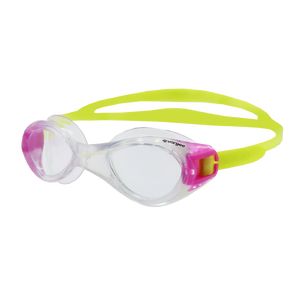 Exceed Clear swimming goggle in Clear, Pink & Lime Green 