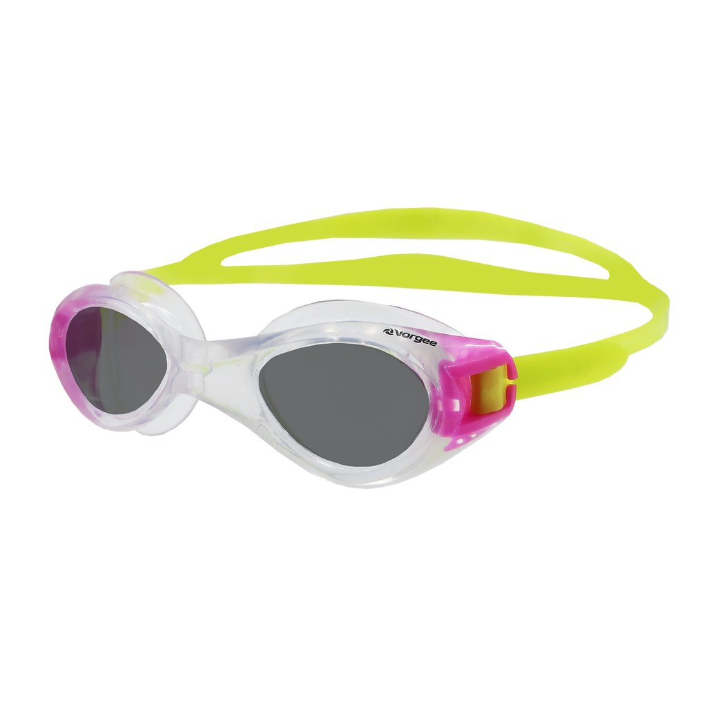 Exceed Tint swimming goggle in Clear, Pink & Lime Green 