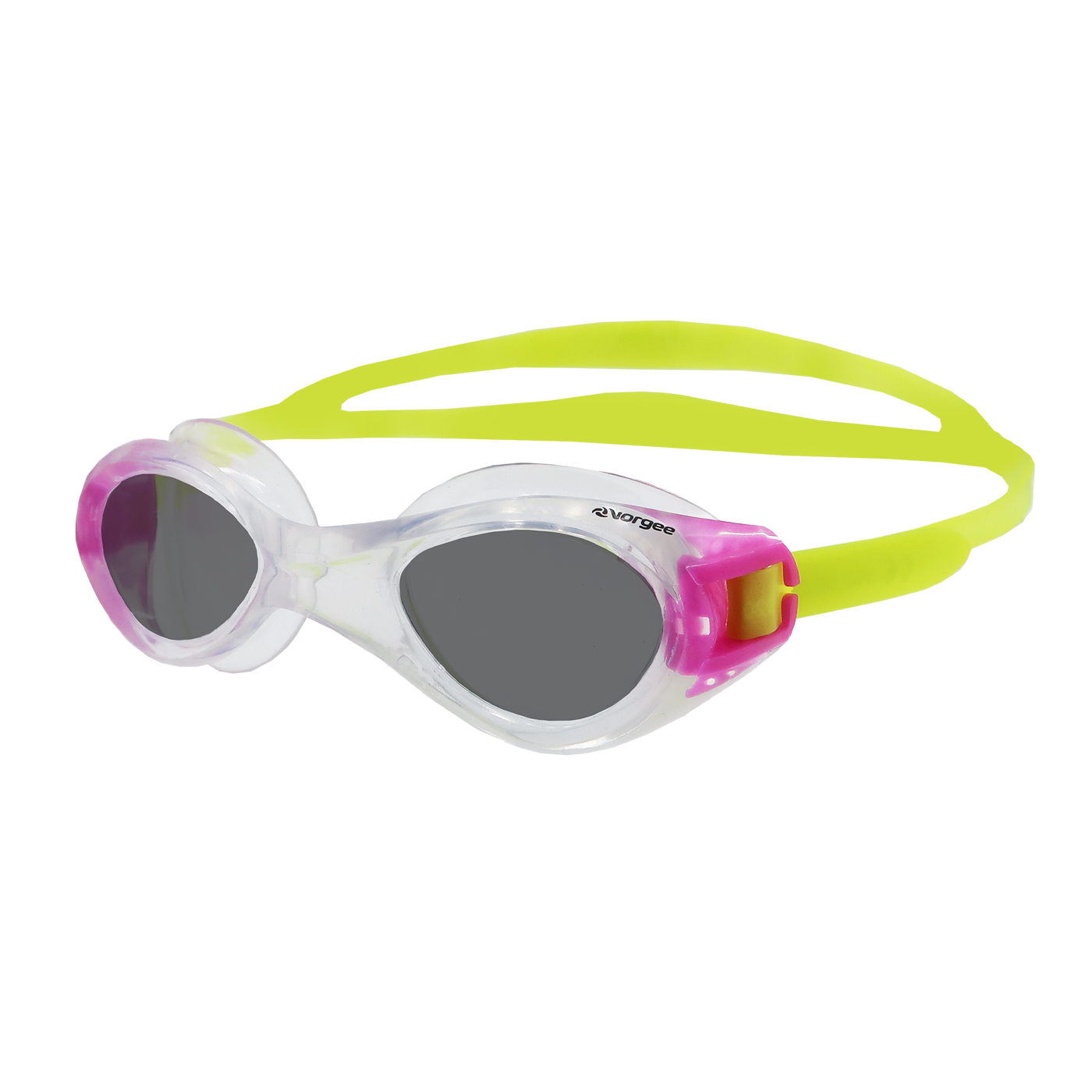Exceed Tint swimming goggle in Clear, Pink & Lime Green 