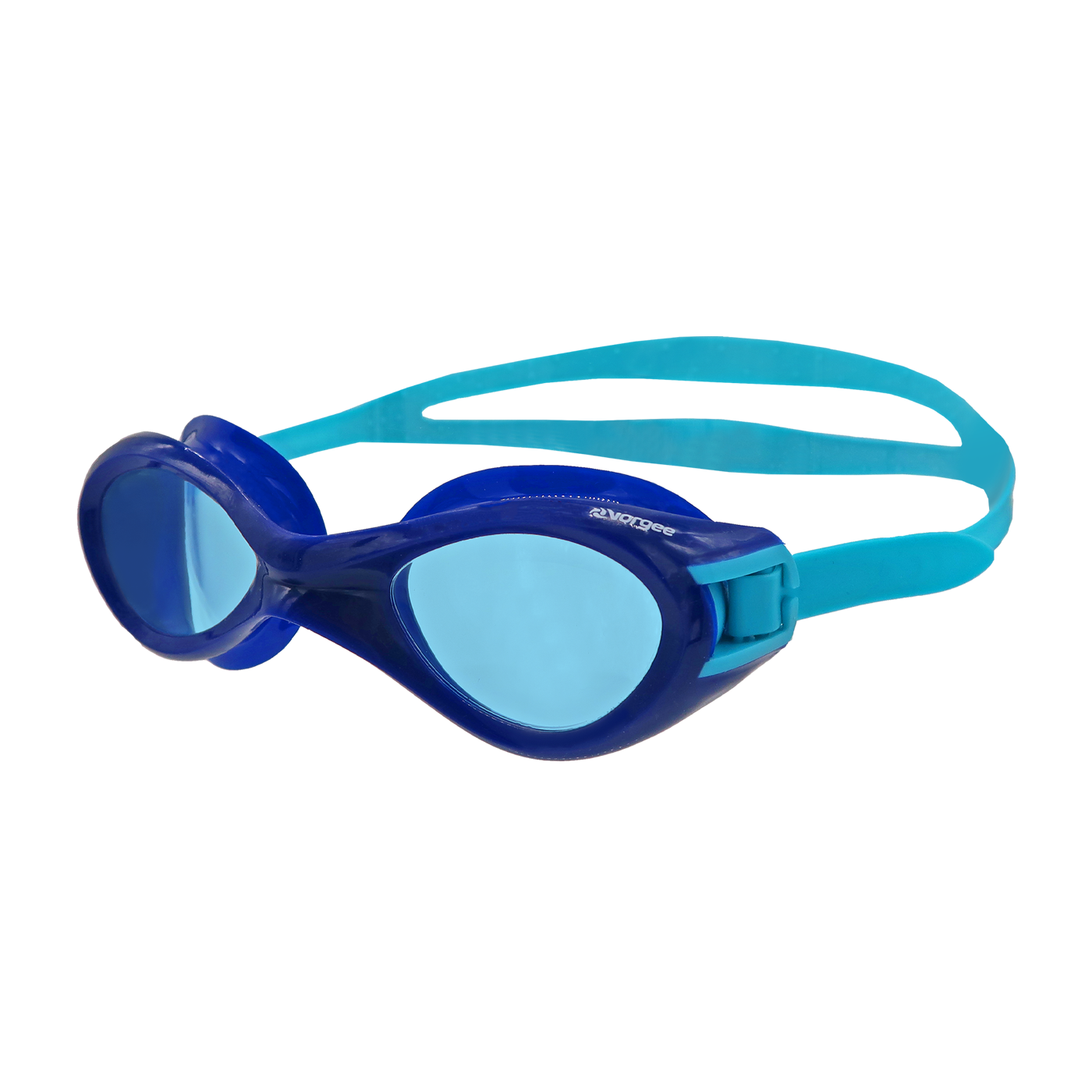 Exceed Tint swimming goggle in Navy & Aqua  with a blue lens
