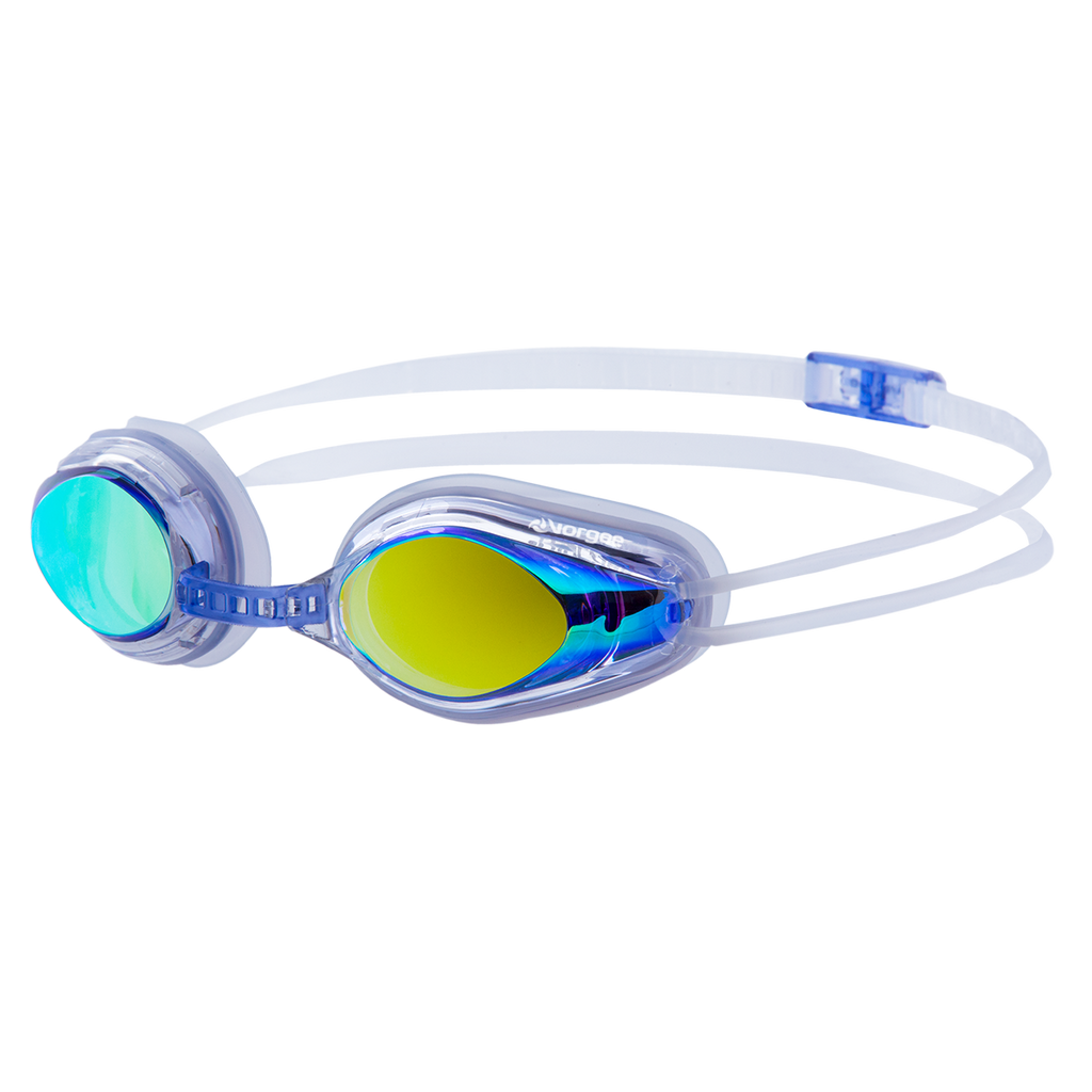 Pearl Mirror swimming goggle in Clear & Blue