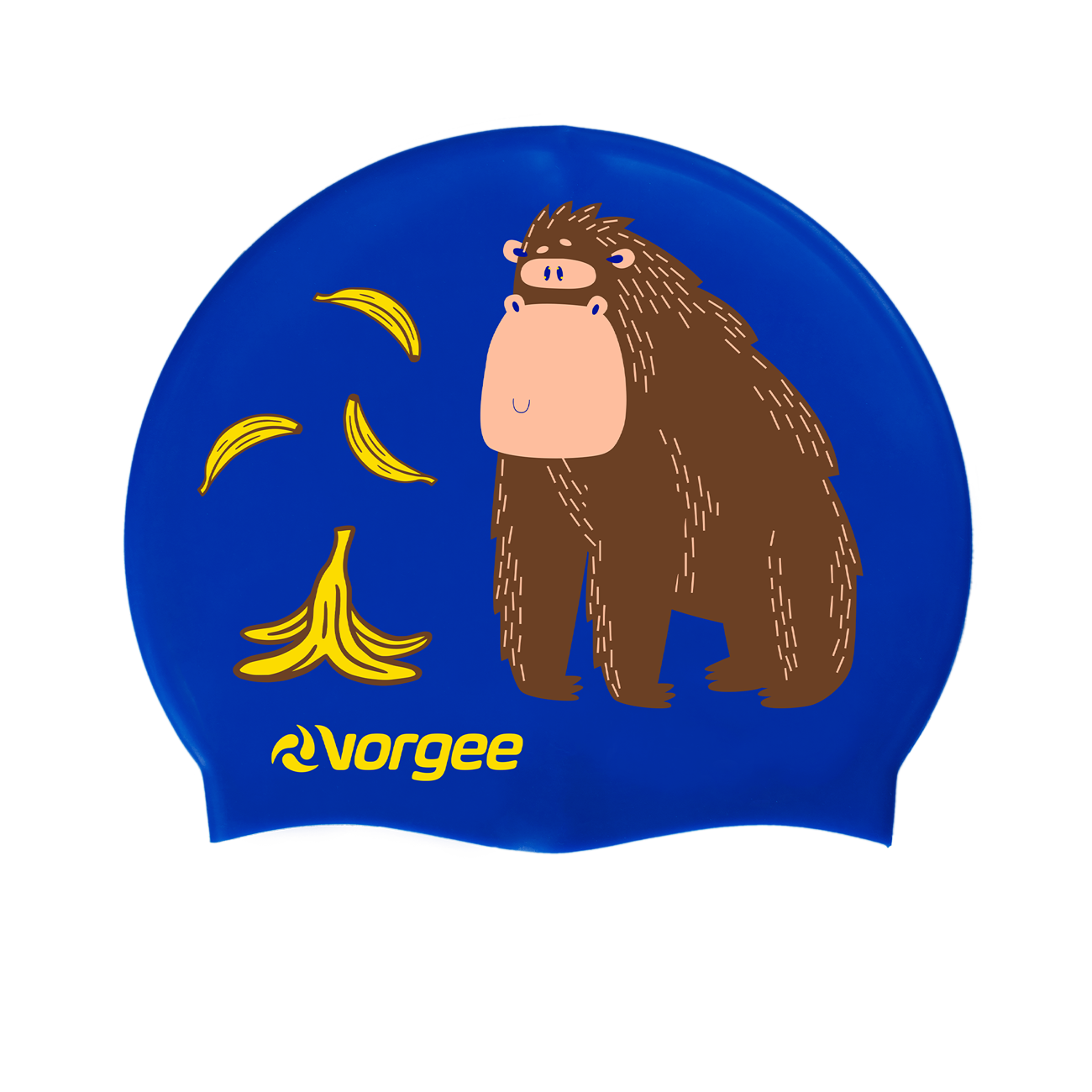 Character Jnr Silicone Swim Cap | Gorilla