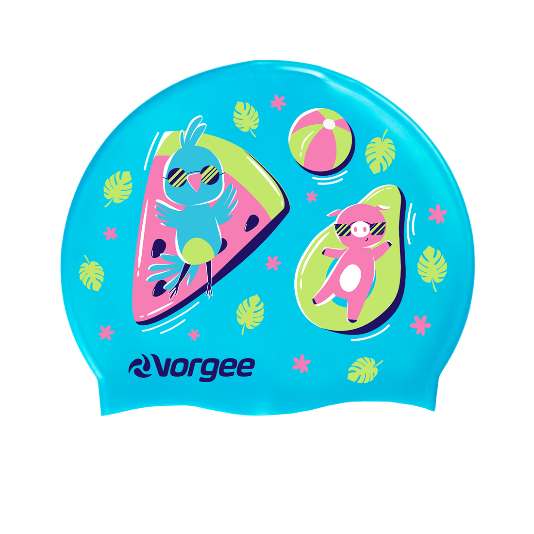 Character Jnr Silicone Swim Cap | Pool Party Pals