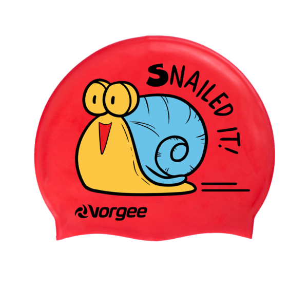 Character Jnr Silicone Swim Cap | Snail