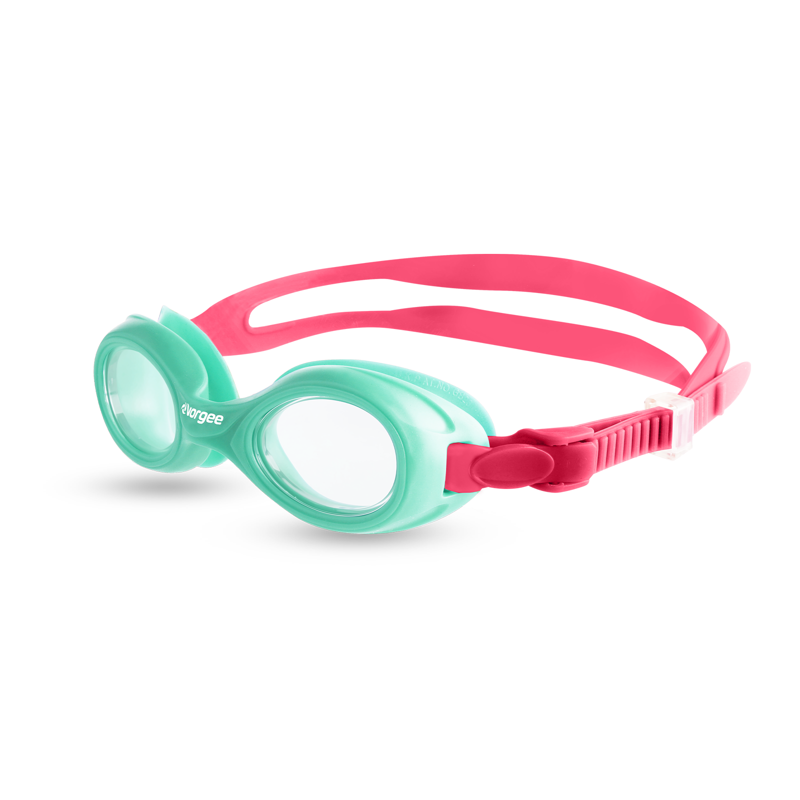 Starfish Kids Alive Tint junior swimming goggle in Mint Green & Pink 