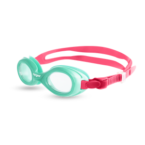 Starfish Kids Alive Tint junior swimming goggle in Mint Green & Pink 