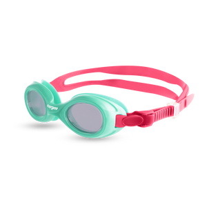 Starfish Kids Alive Tint junior swimming goggle in Mint Green & Pink 